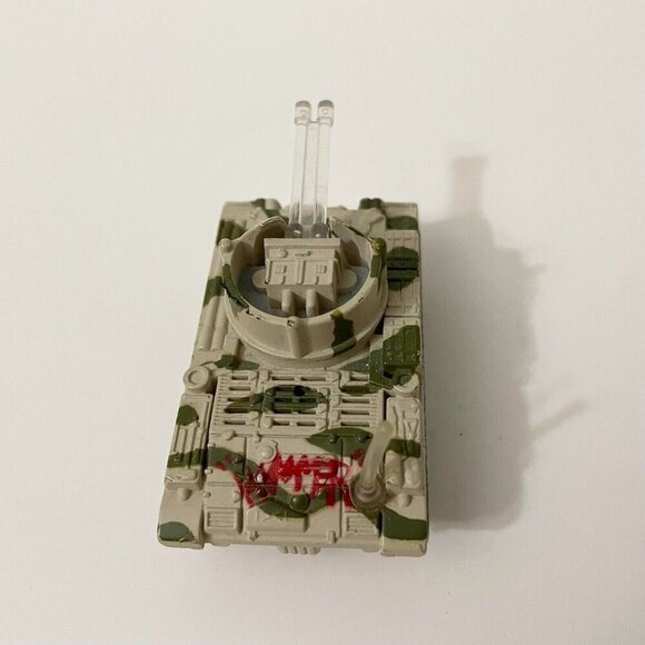 Vtg 90s Macro Tank Military Tank Galoob Toy Car Flaws - Picture 4 of 16